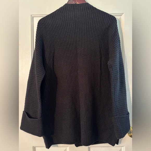 MERINO EXTRA FINE WOOL CASHMERE Wrap Turtleneck Small ATHLETA Azalea Sweater NWT - Picture 13 of 14